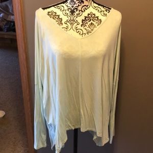 Long Sleeve Mint Green Tunic